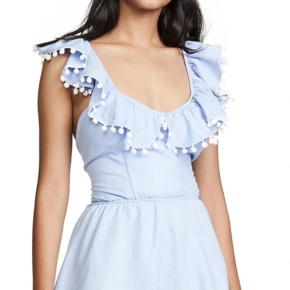 Peixoto Lara Dress Sky Blue L
